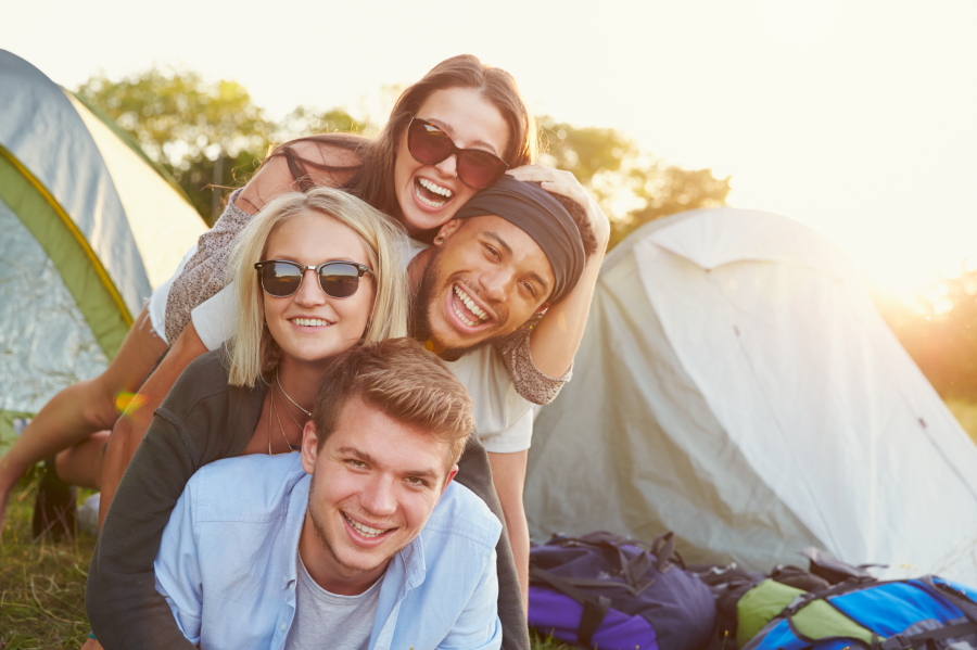 famille au petit camping alentours Saint Gilles Croix de Vie